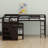 Space-Saving L-Shaped Bunk Bed Featuring Integrated Storage Drawers, Ladder and Staircase for Versatile Bedroom Arrangements-115963415