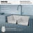 Karran Quartz 34'' X 21-1/4'' 50/50 Double Bowl Farmhouse/Apron Front Kitchen Sink Kit-49947602
