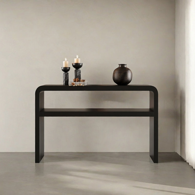 Minimalist Solid Wood Console Table, 29.53" H x 47.24" W x 11.81" D