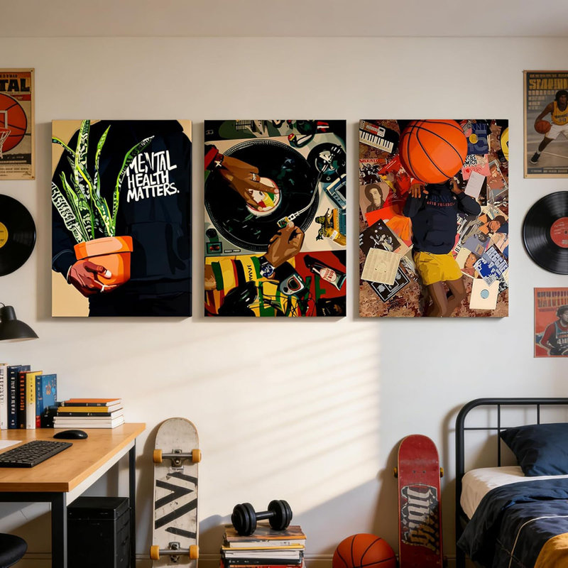3 Piece Wrapped Canvas Print