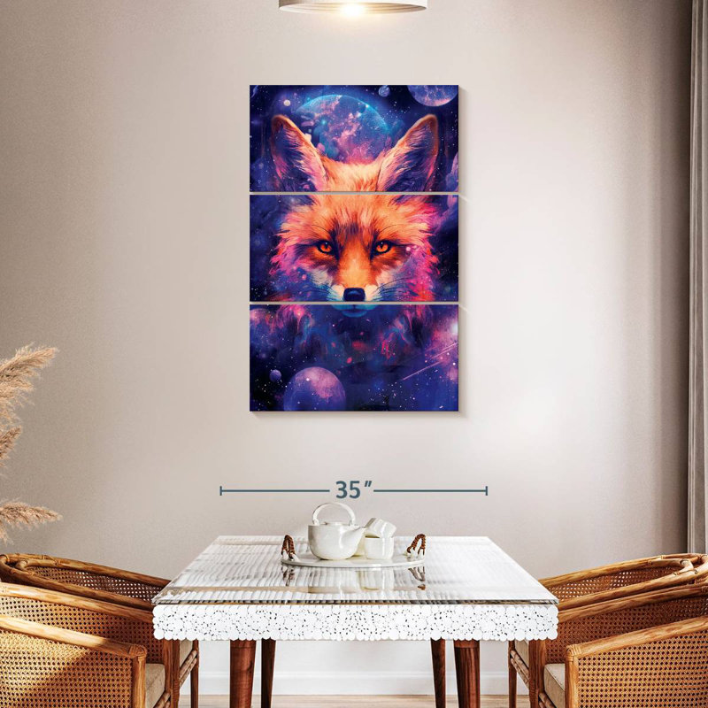 Brampt Cosmic Fox I, 45" H x 28" W
