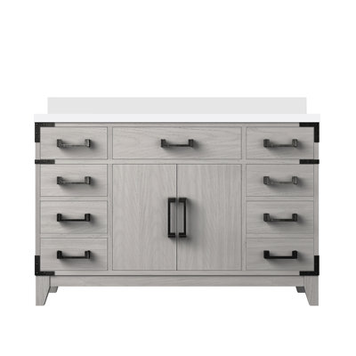 Plateau de meuble-lavabo simple l 48 po x P 22 po Laurel