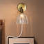 Applique murale 1 lumière en laiton brossé pour salle de bain
