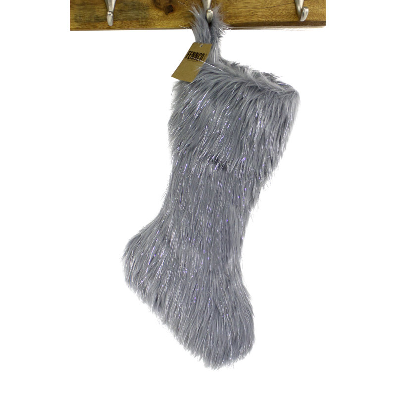 Christmas Stocking, Gray
