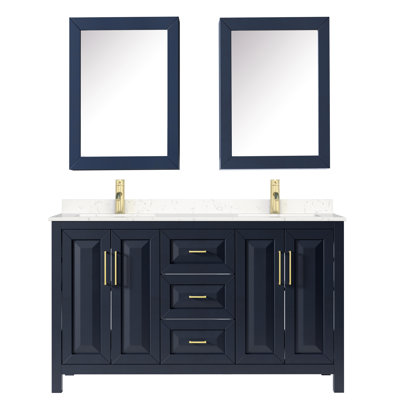 Daria 60'' W Double Vanity
