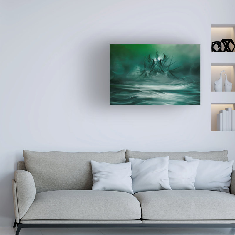 Art sur toile Willy Marthinussen Northern Fantasy, H 12 po x l 19 po