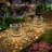 2 Pack Solar Lanterns Outdoor Hanging Waterproof Metal Sun Moon Star Decorative Patio Porch Yard Garden