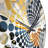 Retro Revival Marble Pattern - Marble  Wall Clock-101236375