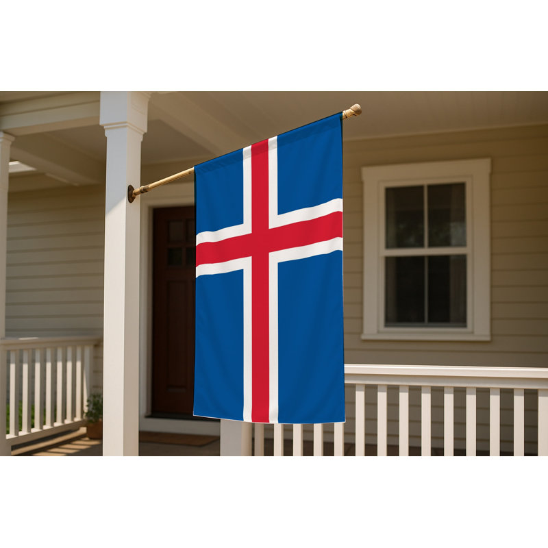 Drapeau islandais — Drapeau d'extérieur