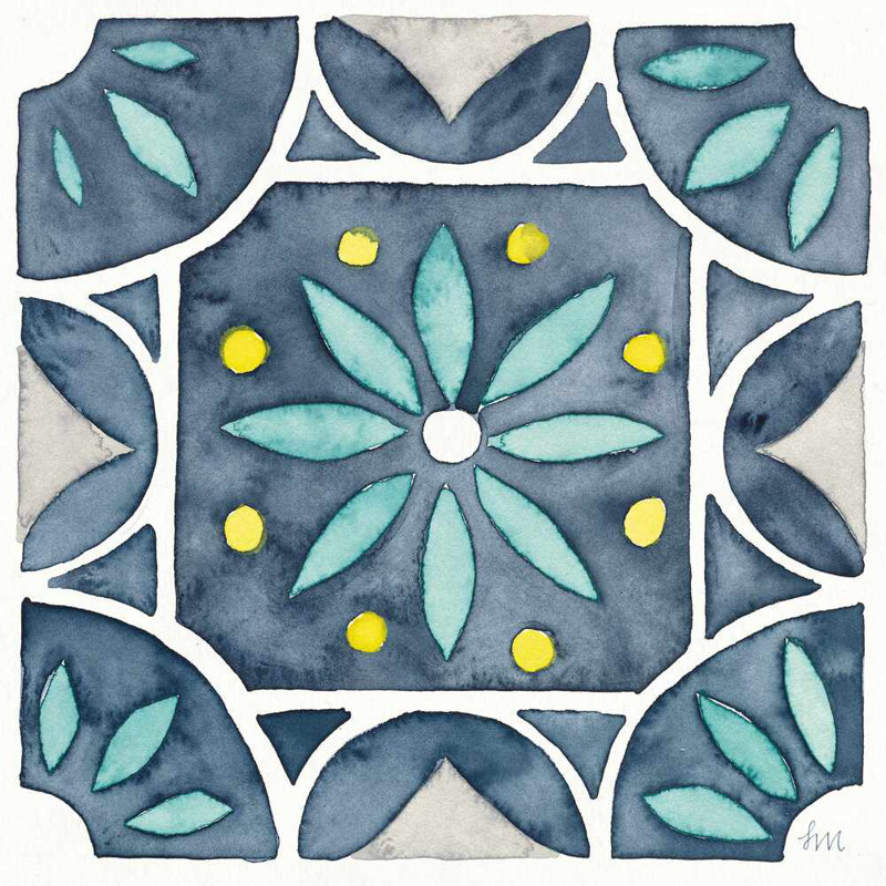 «Garden Getaway Tile», bleu, H 36 po x l 36 po