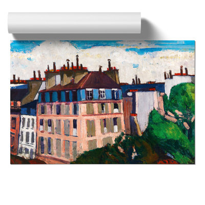 Rooftops In Paris by Henry Lyman Sayen - No Frame Painting