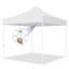 Toile escamotable 10 x 10, tente d'extérieur commerciale robuste