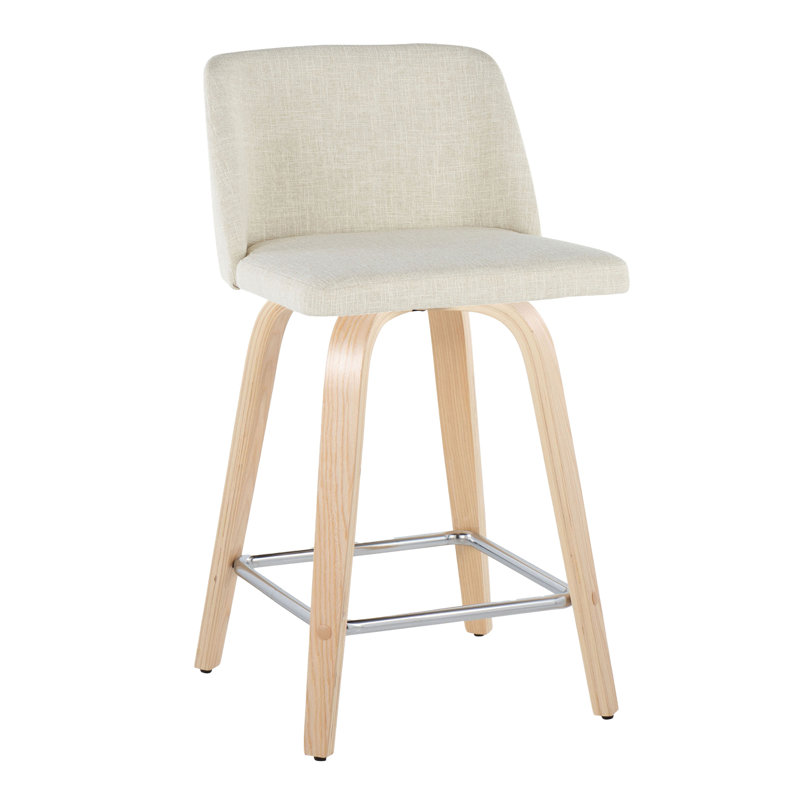Ensemble de 2 tabourets de comptoir à hauteur fixe 24 po Toriano