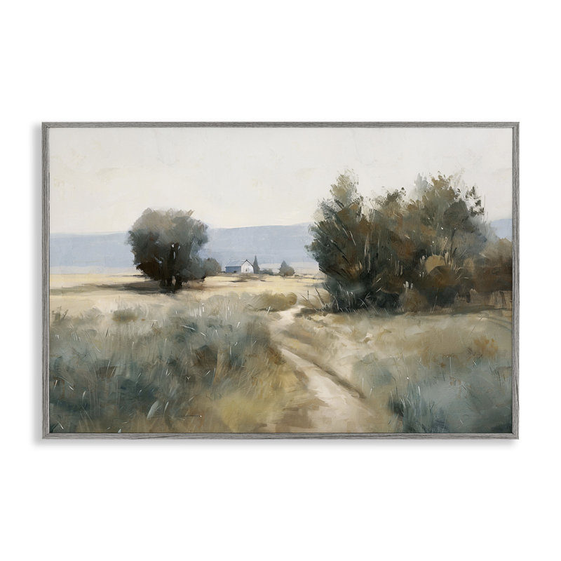 Giclée encadrée, "Ning Blue", par Nina Blue, H 16 po x l 24 po, Estampe numérique Farmhouse