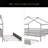 Wooden House Bed With Twin Size Trundle-2024923109-2024922904