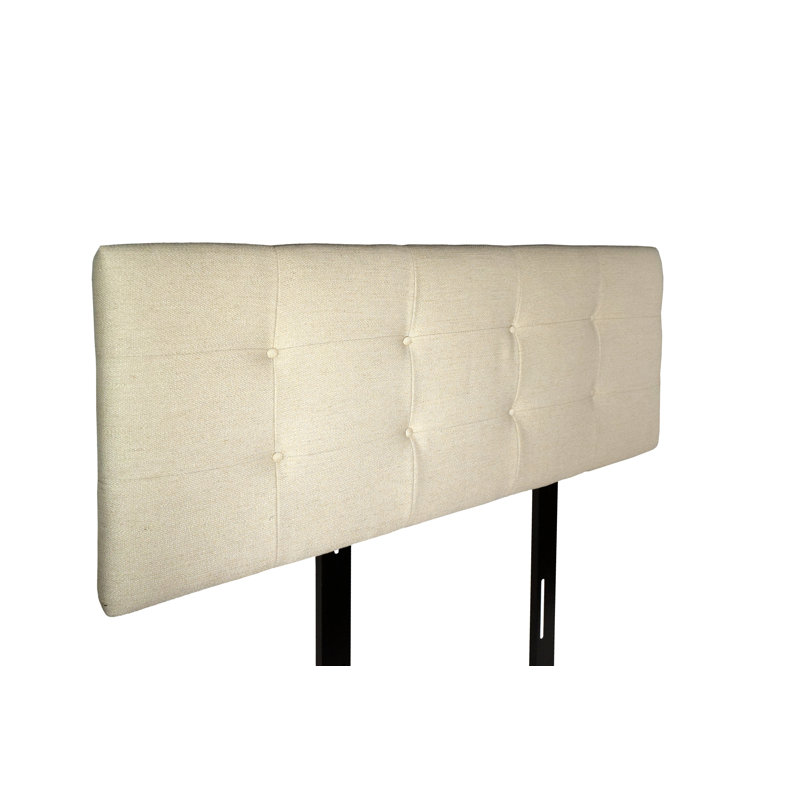 Kwan Upholstered Headboard, Twin, Linen