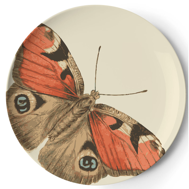 Assiette à salade 10 pièces en mélamine 4 pièces side Metamorphosis