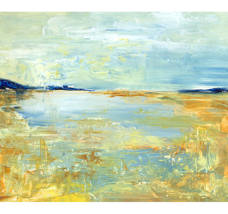 Landscape Impression II Painting by Mark Sargent, Glass Coat