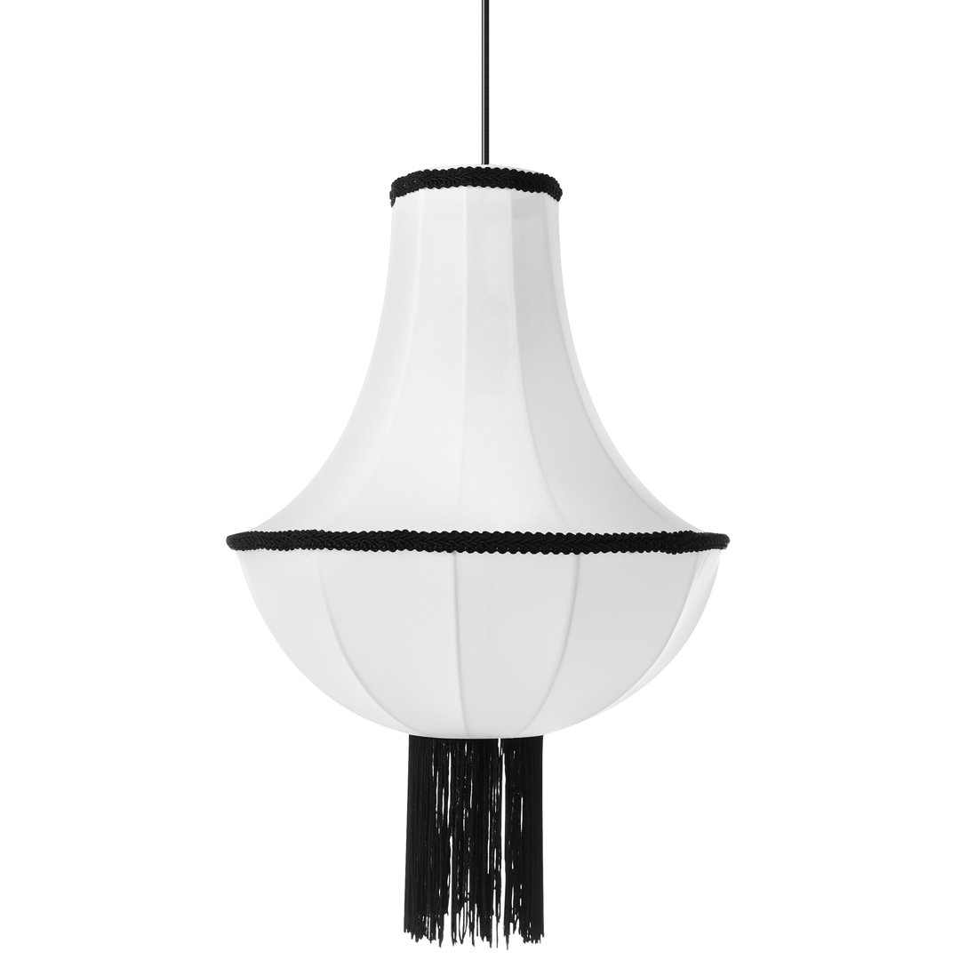 Abrina 1 - Light Matte Black Lantern Pendant