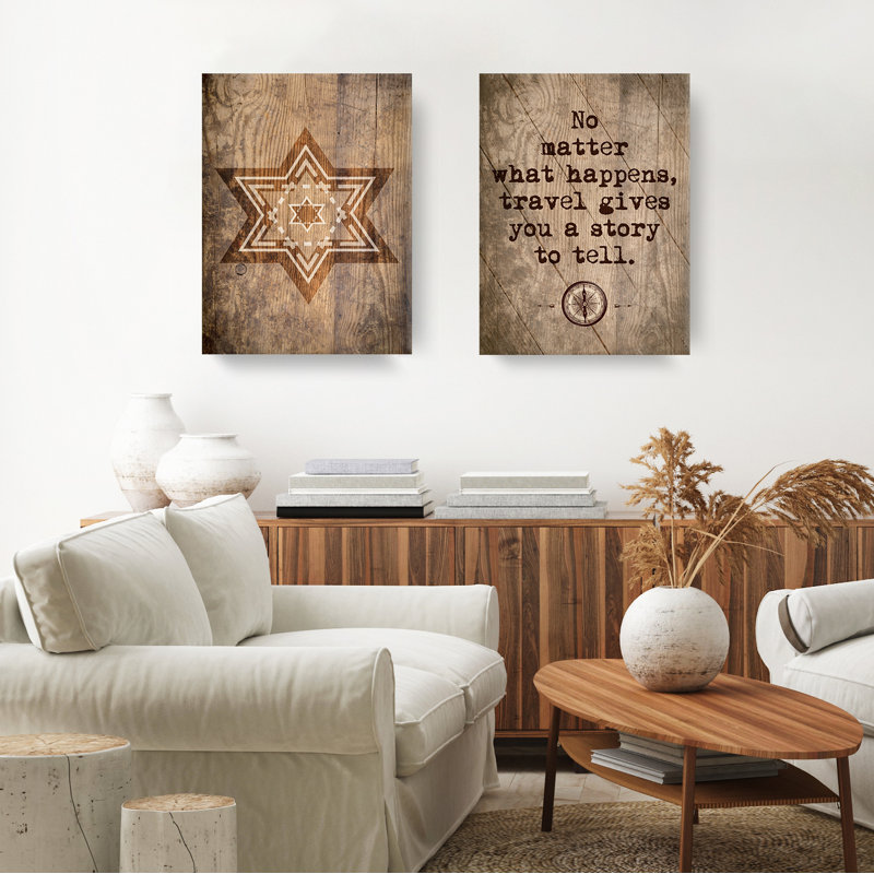 « star of david ix », reproduction d’impression sur toile tendue, H 20 po x l 16 po x P 1,5 po