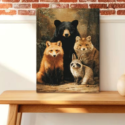 1 Piece Wrapped Canvas Wall Art