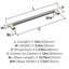 Esquire 12" Centre to Centre Appliance Pull-92144698