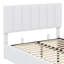 Lit plateforme tapissier luxueux avec système de rangement à levage hydraulique-261372969-261372970