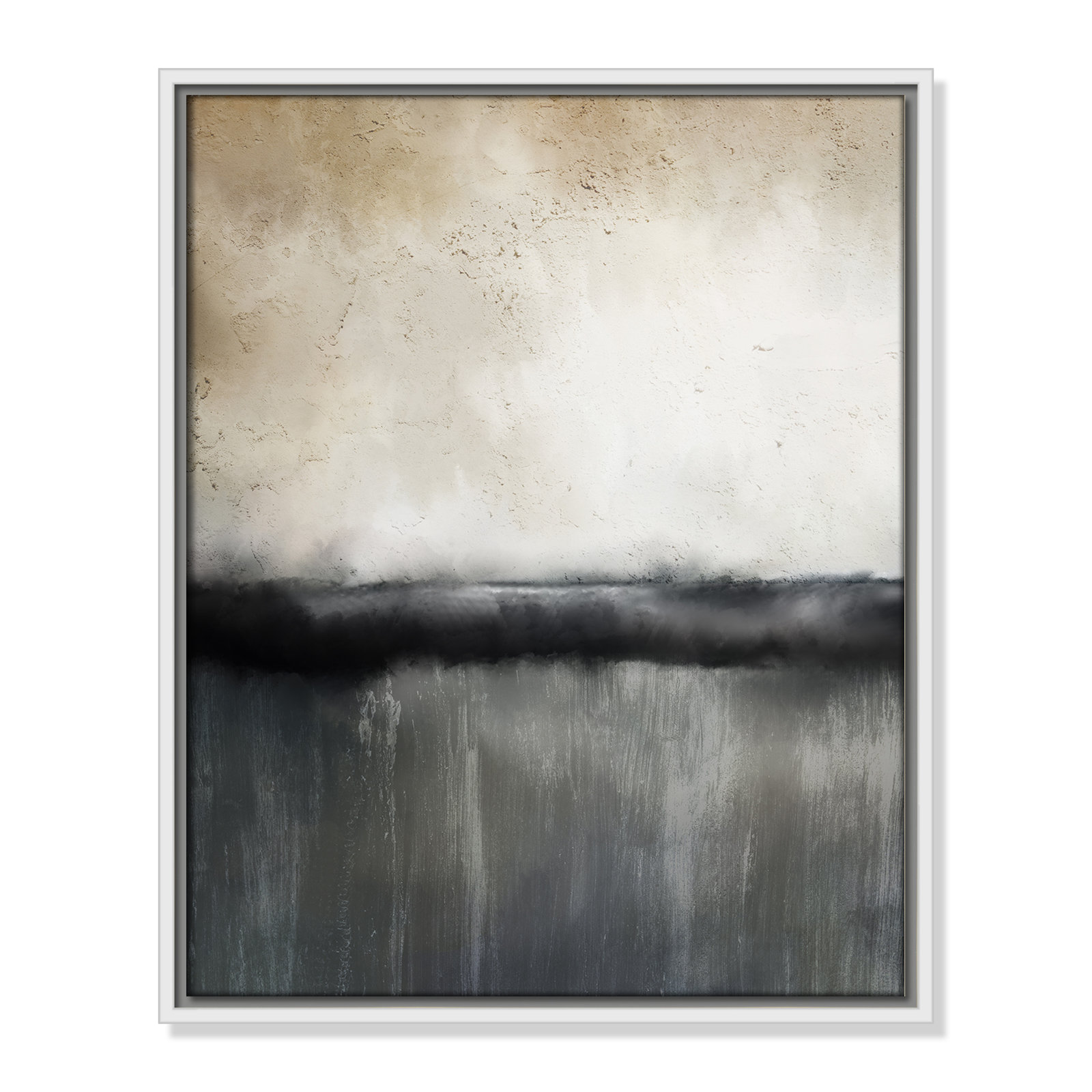 Sunset by Kimberly Allen Print, Picture Framed Canvas, 21.5" H x 17.5" W, Silver