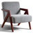 23.8'' Wide Mid-Century Upholstered Soft Accent chair With Z-Shaped Solid Wood Legs (Set of 2)-108110879