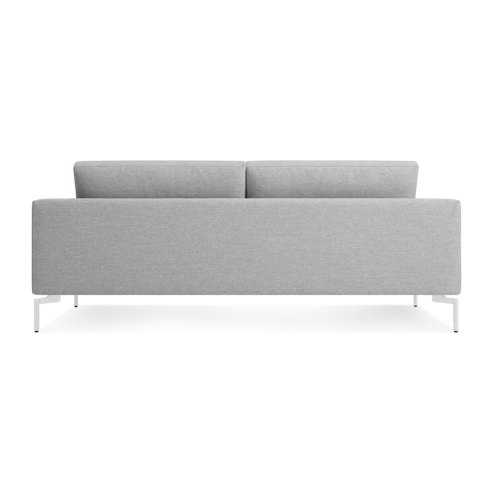 New Standard Upholstered Sofa, White, Maharam Mode in Intaglio Crossweave, 32" H x 78" W x 35" D