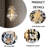 1 - Light Dimmable Crystal Empire Chandelier  With Gold Finish