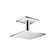 ShowerSolutions Square Showerhead 250 2-Jet Ceiling Connection