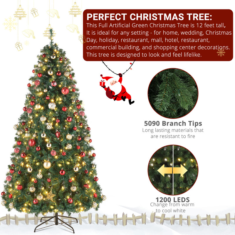 10 arbres de Noël