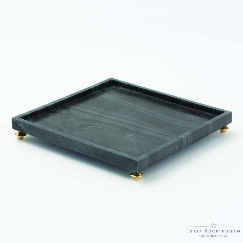 Julia Buckingham Quintessesntial Accent Tray, Black