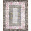 Tapis d'intérieur en viscose multicolore de qualité supérieure
