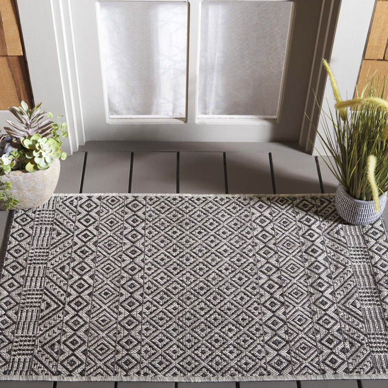 Tapis d'intérieur / extérieur Delacruz Performance Southwestern, Rectangle 2 pi x 3 pi 7 po