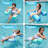 2 Packs Hammock Pool Floats Adults, 4-In-1 Multi-Purpose Inflatable Pool Floats PVC Water Hammock Lounge Floaties-125324252