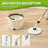 Spin Mop And Bucket, Mop And Bucket With Wringer Set For Home, Easy Wring For Floor Cleaning With 3 Microfiber Replacement Refills