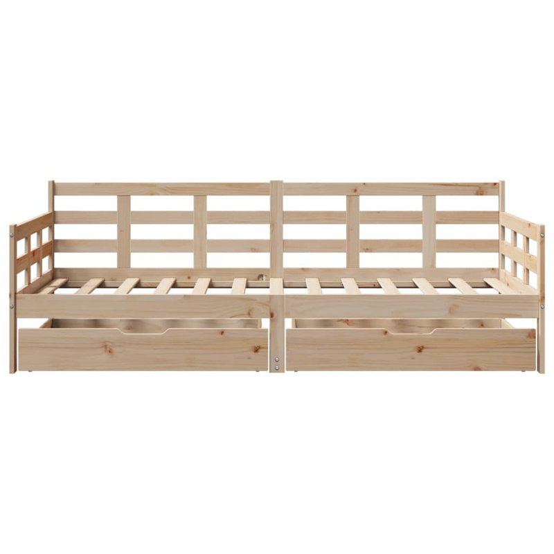 Crissyfield Solid Wood Daybed, Single (3')