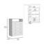 Commode à quatre tiroirs, plateau supérieur, une tablette ouverte-1696618055