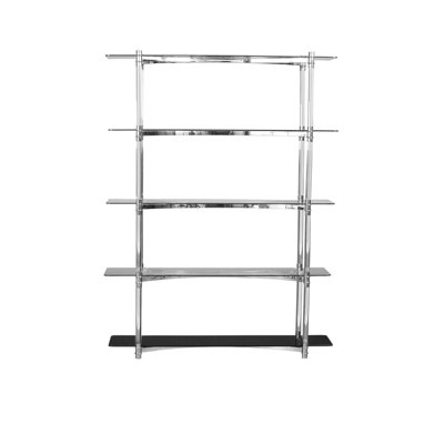 Varossi 79" H x 59" W Steel Etagere Bookcase
