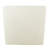 Dan Square Coffee Table Ottoman, Brown Wood, Cream Polyester 36 Inch