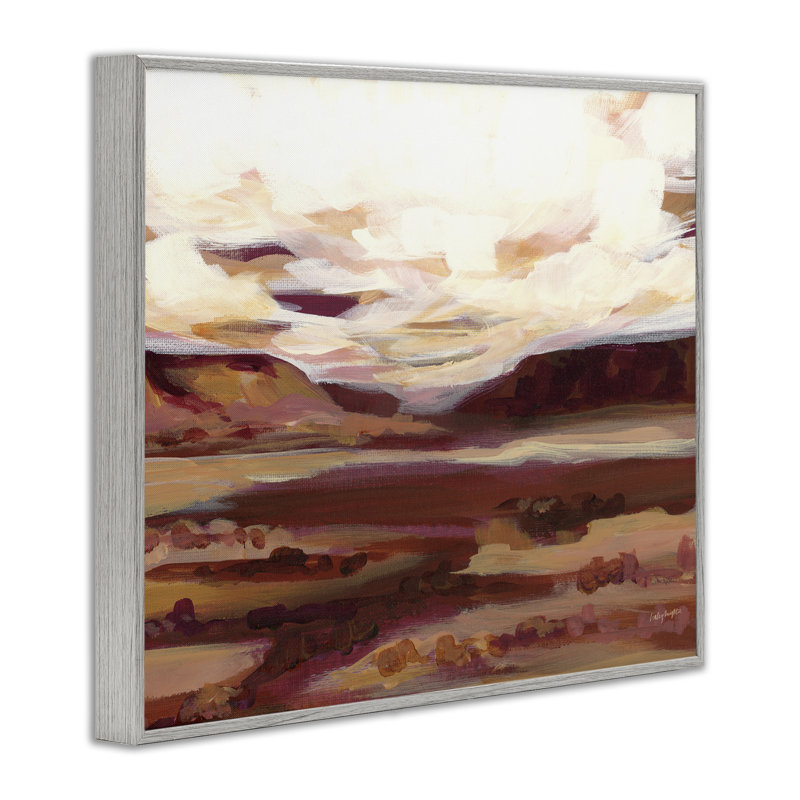 «Canyon Mesa», art de la giclée encadrée par Haley Knighten, Estampe numérique Farmhouse, H 16 po x l 20 po