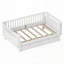 Lit simple en bois à profil bas avec rails-412009775-412009773