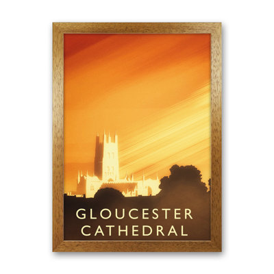 Gloucester Cathedral Portrait by Richard O'Neill - Print