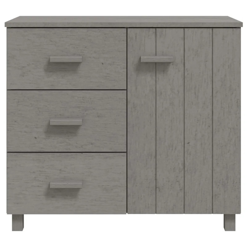 Haydyn 90cm Solid Wood Sideboard, Light Grey