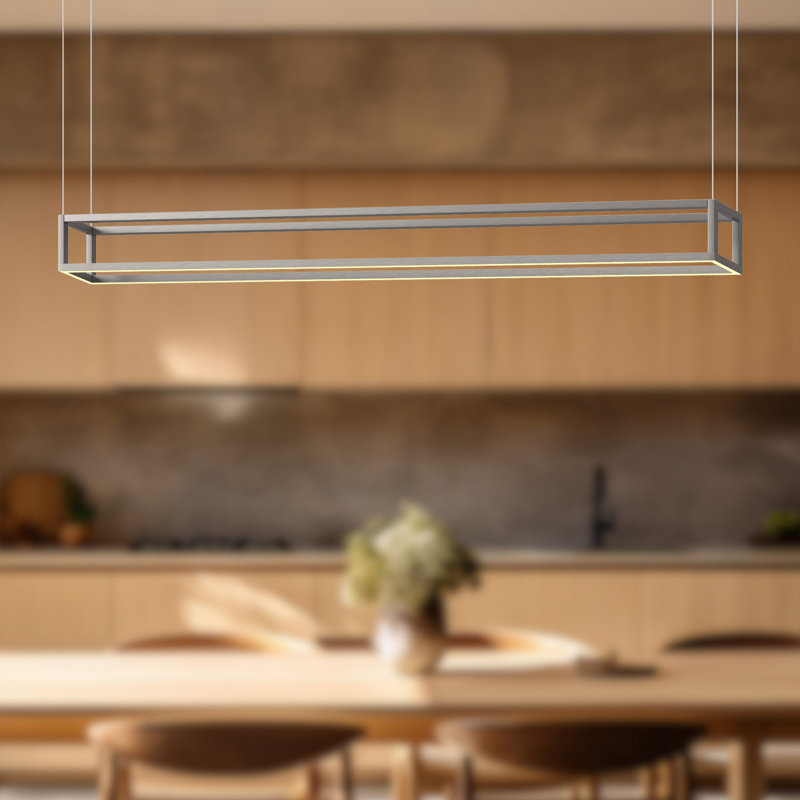 Plaza 1 - Light LED Pendant, Brushed Nickel