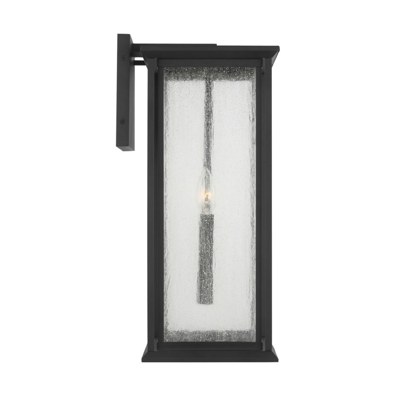Audley Large Lantern from Generation Lighting , Seeded, Textured Black