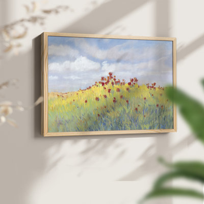 Summer Breeze Meadow II -Framed Print - Restickable