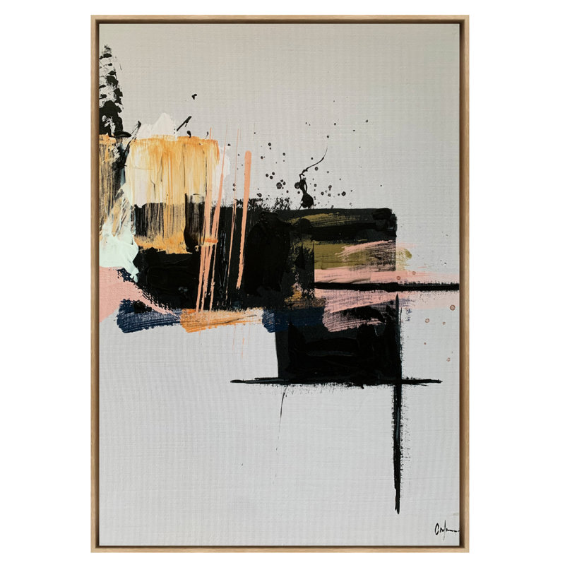 Formelle Cortile 1 Canvas Print Artwork, 70cm H x 94cm W, Oak